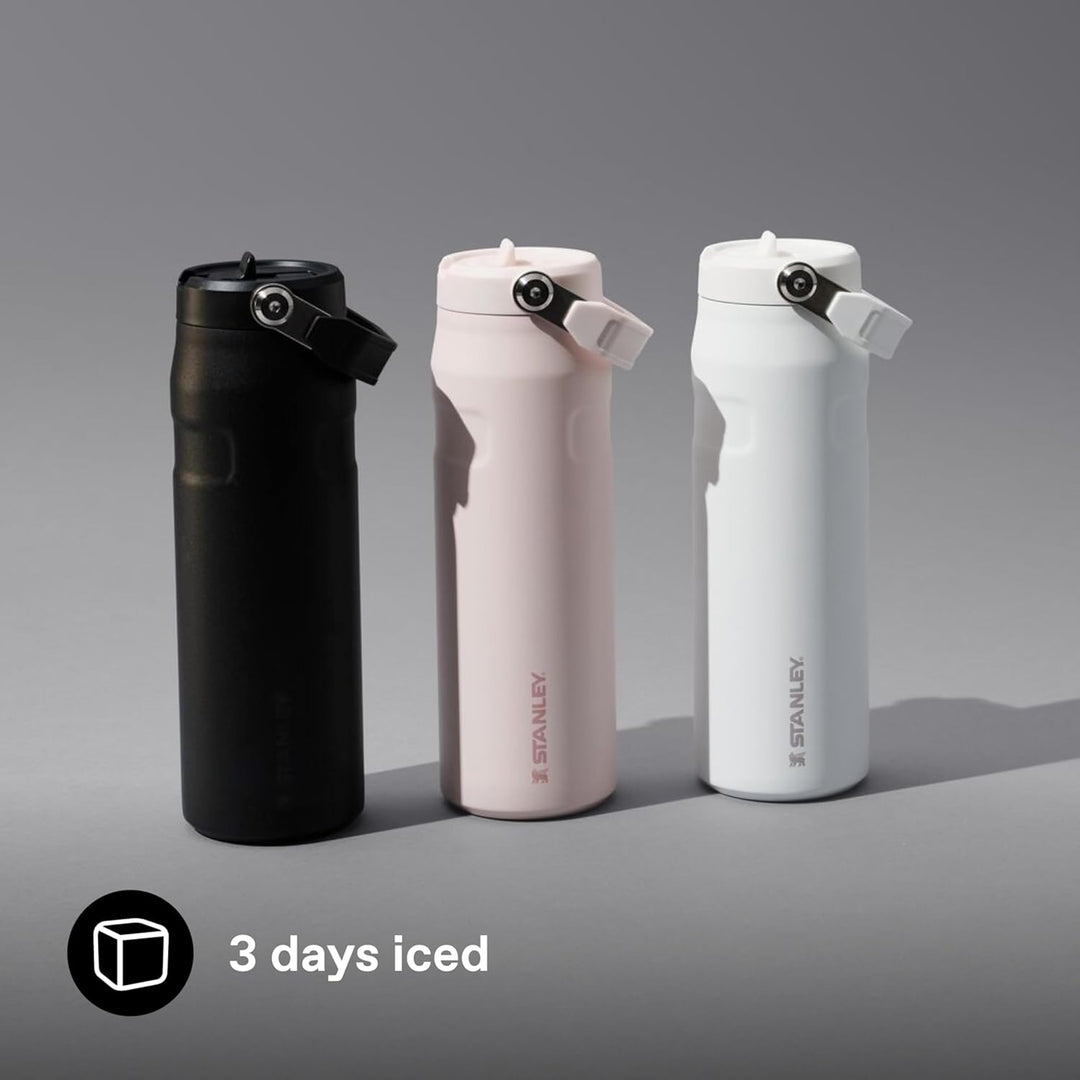 Stanley Flip Straw 2.0 Trinkflasche mit Strohhalm 0.7L - Thermobecher Kühlt 10 Stunden - 3 Tage Eisg