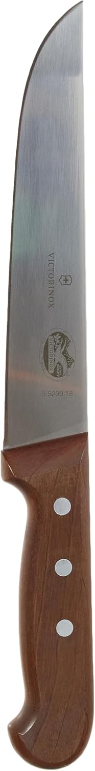 Victorinox, 5.5200.18, Wood, Schlachtmesser, Extra scharfe Klinge, mit geradem Schliff, mit edlem Ho