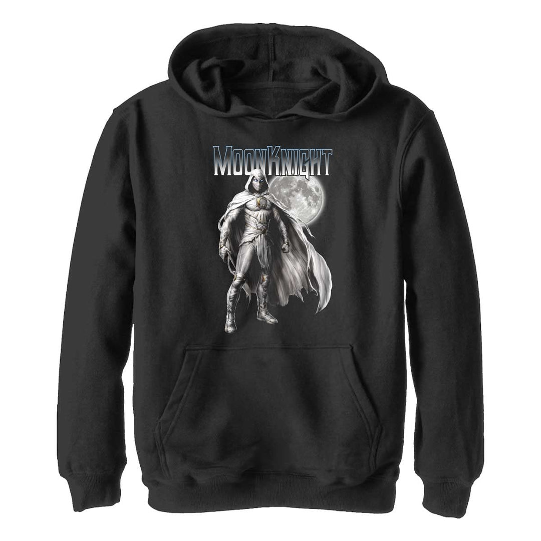 Marvel Unisex Kinder Moon Knight Moon Hoodie S Schwarz, S Schwarz