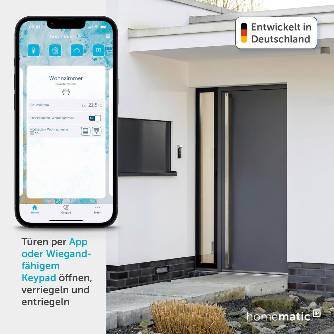 Homematic IP Smart Home Wiegand-Schnittstelle, damit kann EIN Wiegand-fähiges Endgerät, wie EIN Code