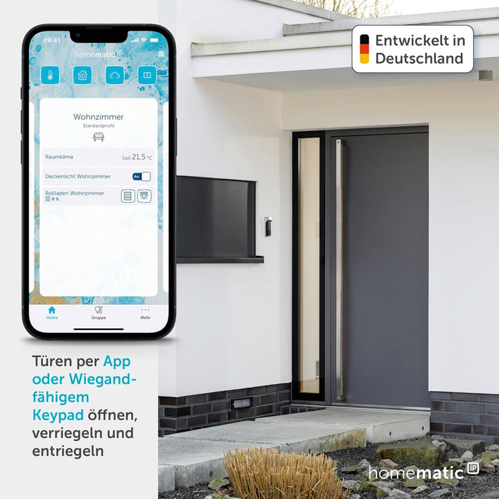Homematic IP Smart Home Wiegand-Schnittstelle, damit kann EIN Wiegand-fähiges Endgerät, wie EIN Code