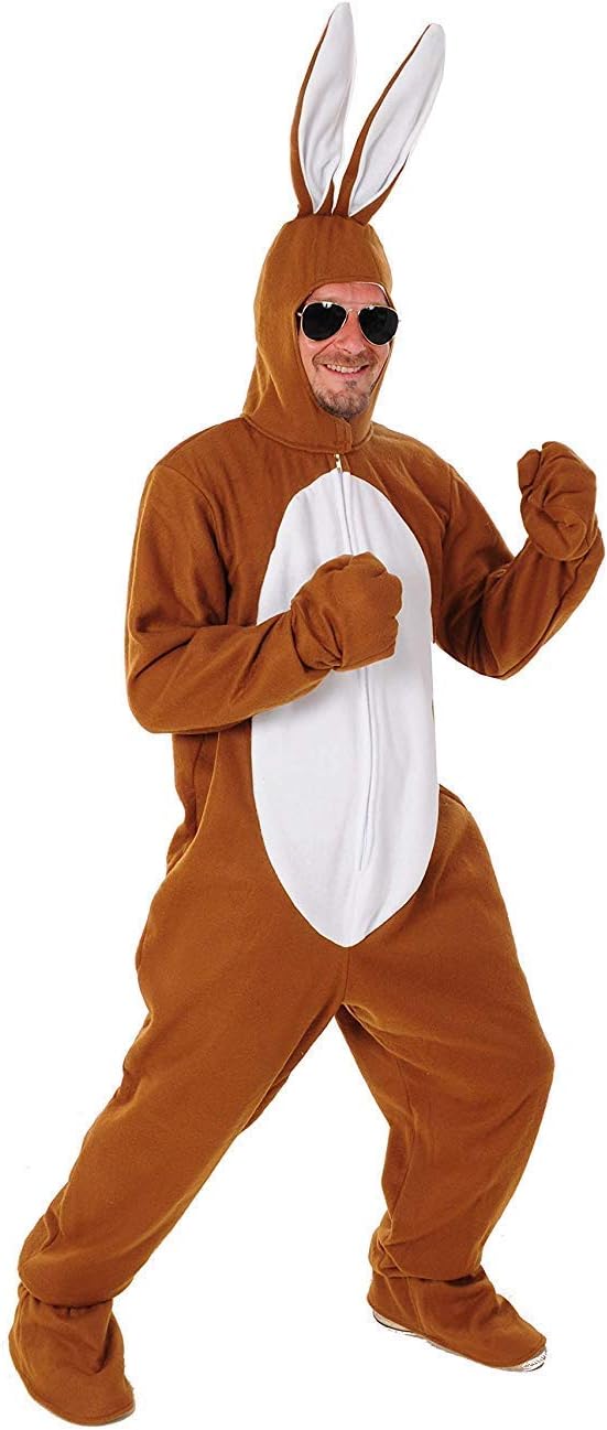 Sven Wilke/Fa. Feuerwerk-Planet Hase braun offen Kostüm Einheitsgrösse M-L-XL-XXL-XXXL Ostern Karnev