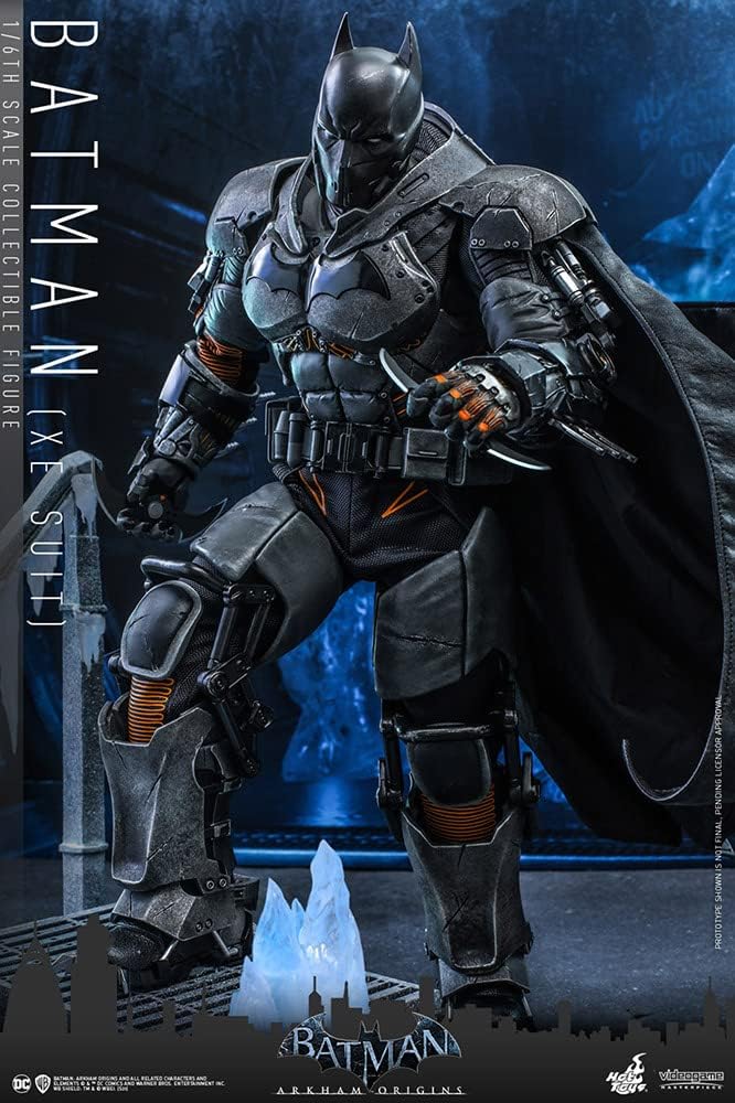Hot Toys Batman XE Anzug Batman: Arkham Origins, Massstab 1:6, HT908863, Schwarz