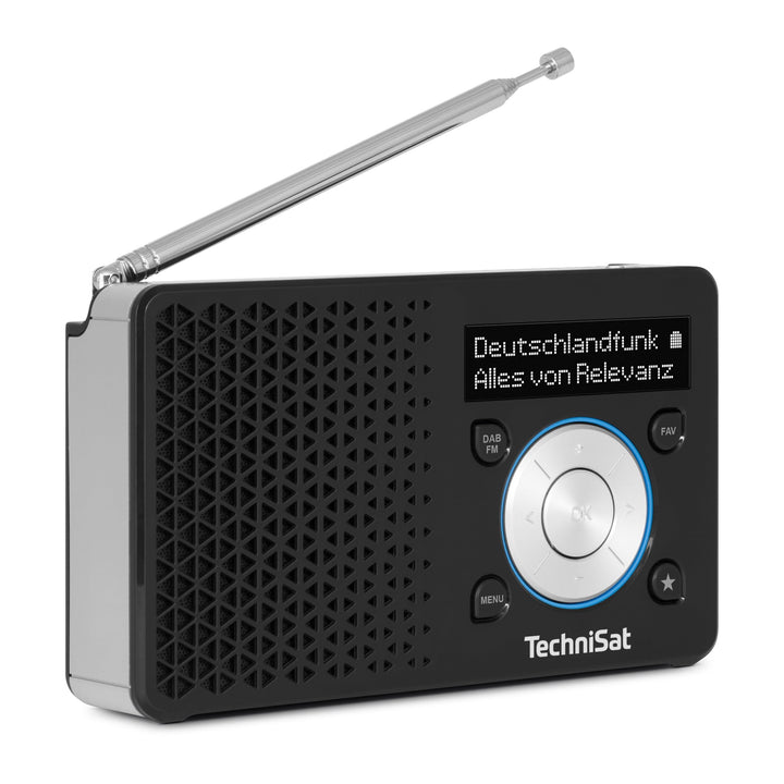TechniSat DIGITRADIO 1 A – Tragbares DAB+ Radio mit Automatic Safety Alert (ASA, DAB, UKW, Kopfhörer