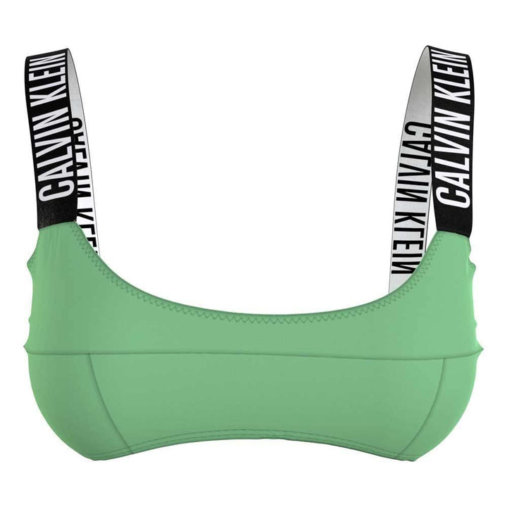Calvin Klein Damen Bikinitop Bralette Ungepolstert M Ultra Green, M Ultra Green