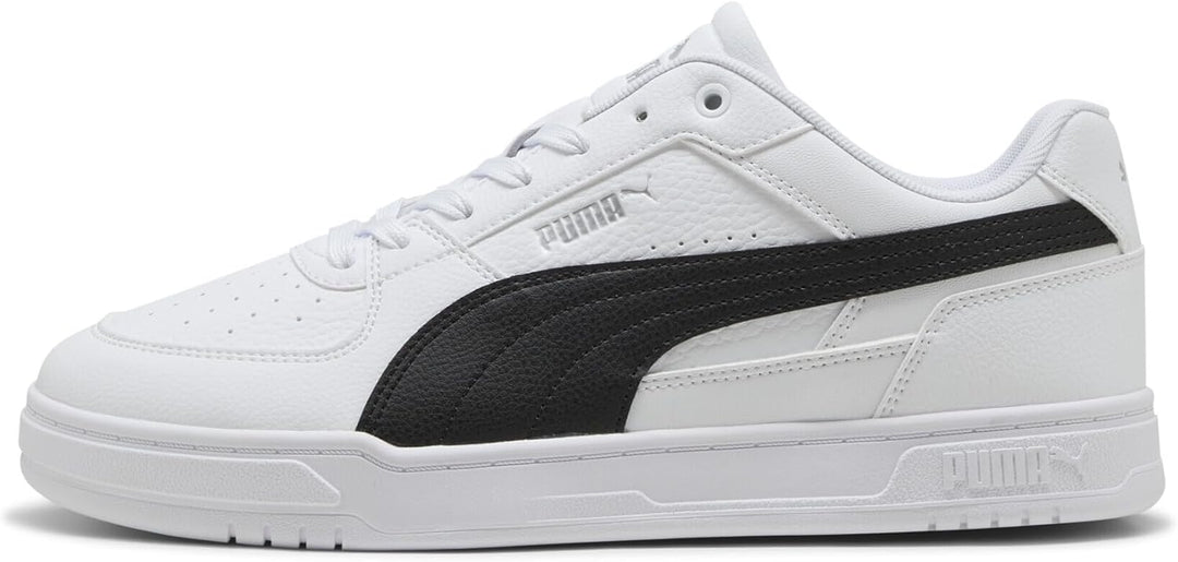 PUMA Unisex Caven IiiSneaker 36 EU Puma Weiss Puma Schwarz Puma Silber, 36 EU Puma Weiss Puma Schwar