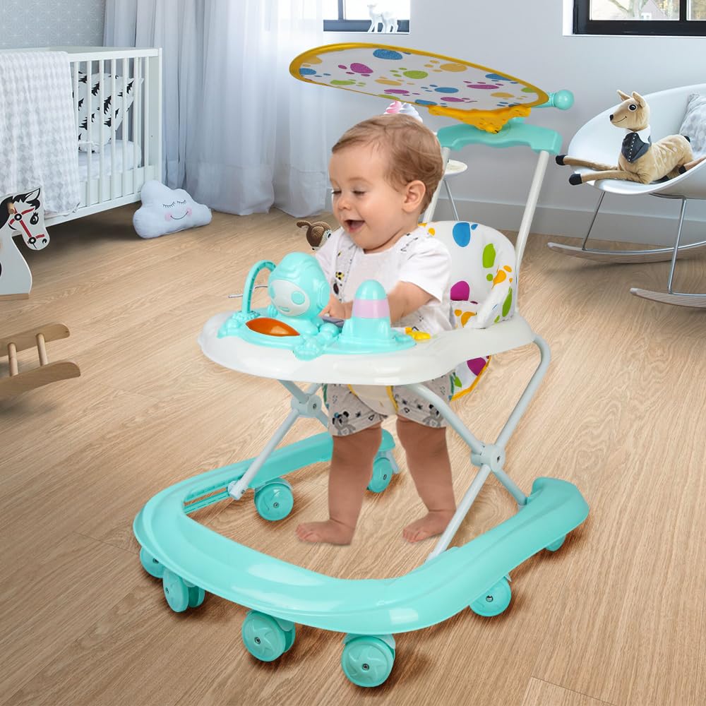 Lauflernhilfe für Babys, 4-in-1, mit Musiktablett, Lauflernhilfe für Babys, faltbar, von 6 bis 18 Mo
