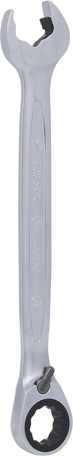 KS Tools 503.5916 DUO GEARplus Ringmaulschlüssel,Maul-Ratschenfunktion 16mm, umschaltbar, 16mm