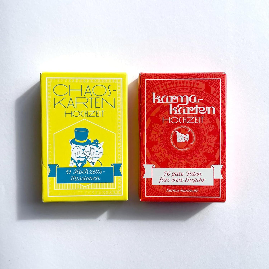 Hochzeitsspiel - Kombipack 2 - Hochzeitsspiel + Karmakarten - Das Original