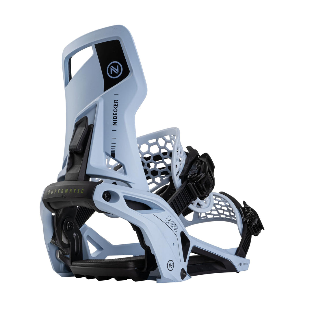 NIDECKER SUPERMATIC Bindung 2024 Black Kanonenblau L, Kanonenblau L