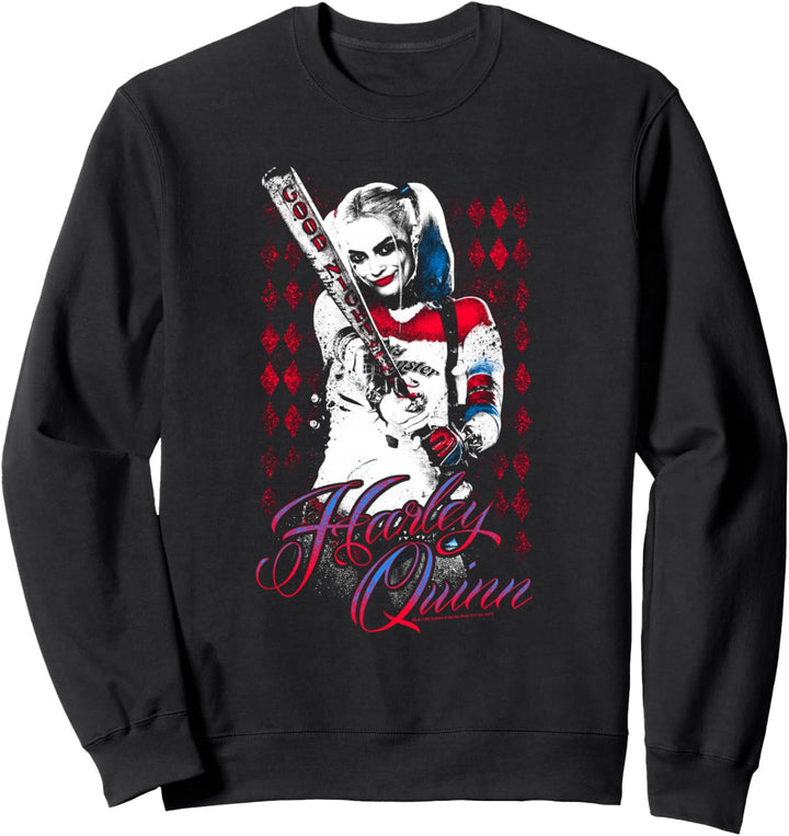 Suicide Squad Harley Quinn Bat Sweatshirt