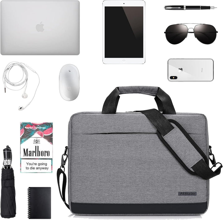 Alfheim Laptoptasche mit Schultergurt 15.6/16 Zoll Herren Damen Leichte Wasserdichte Weiche Computer