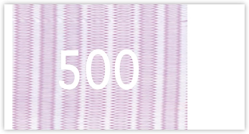 Litfax 500€ Euroschein/Euro-Geldscheine 203x103 mm/banderoliert, je Pack. 75 Stück (10 PG)… 500 Eur