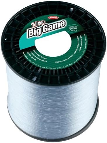 Berkley Trilene Big Game Monofilament, 2,3 kg Spule 4750 Yd, pound test 60 farblos, 4750 Yd, pound t