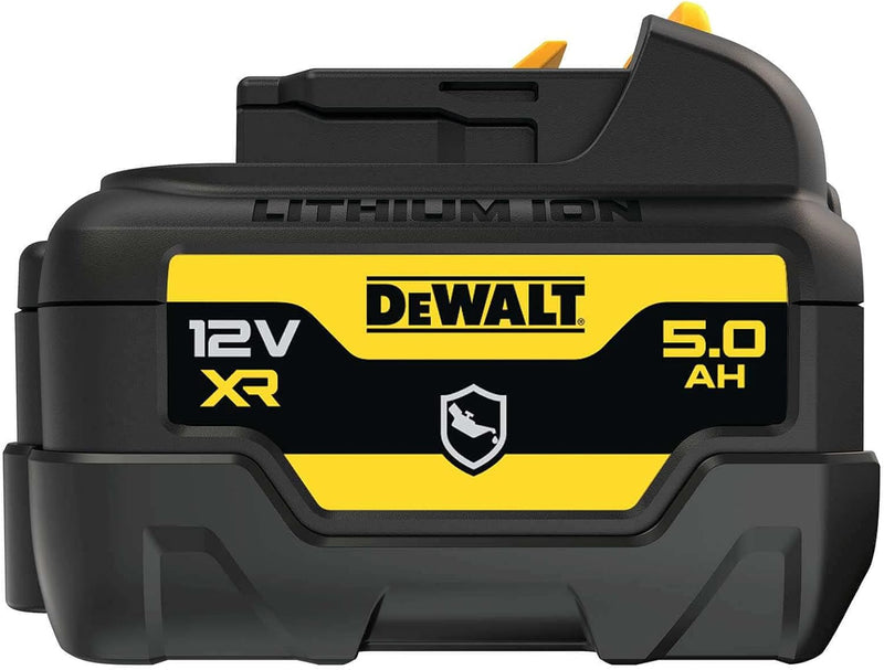 DeWALT Akku DCB126G-XJ 12V 5Ah, Li-Ion, Ersatzakku, Wechselakku 10,8 und 12 Volt, Kapazitätsanzeige