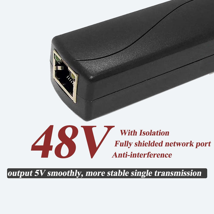 PoE Splitter Gigabit 36W 12V/3A, PoE zu Type-C 12V/3A Ausgang, Gigabit Ethernet gemäss IEEE802.3bt,