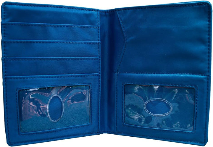Big Skinny RFID-Blockierendes Traveler Slim Wallet für bis zu 20 Karten und 4 Pässe Ozeanblau, Ozean