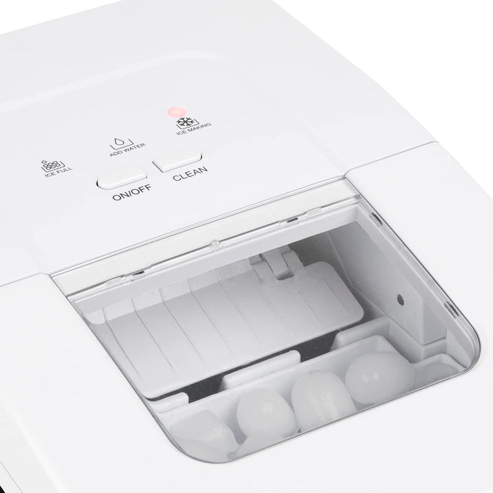 Wëasy KW12 Eiswürfelmaschine/ 12 kg Eiswürfel pro Tag / Sichtfenster / 2,2 Liter Wassertank / Wasser