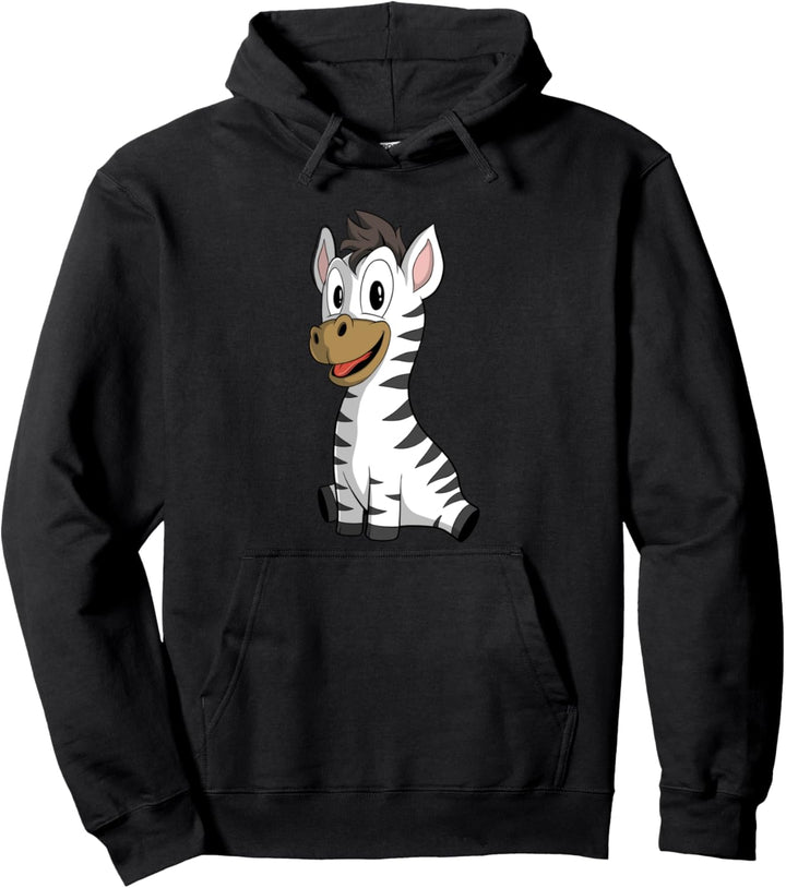 Süsses Cartoon Zebra Pullover Hoodie