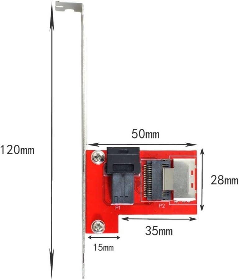 ChenYang CY Mini SAS SFF-8087 PCI-Express 4.0 auf SFF-8643 SAS HD PCBA Buchse Adapter mit Halterung