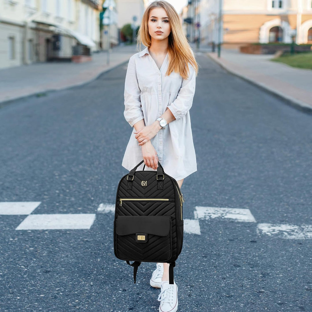 Rucksack Damen 17,3 Zoll Laptoptasche,Schule Rucksack für Uni Studium Student,Damenrucksäcke Arbeits