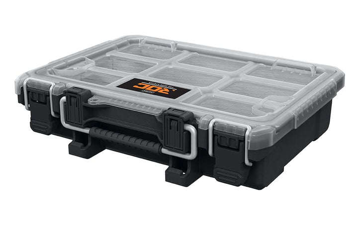 Keter ROC Pro Gear Heay Duty Halber Organizer, 25 Jahre Garantie, herausnehmbare Behälter, stapelbar