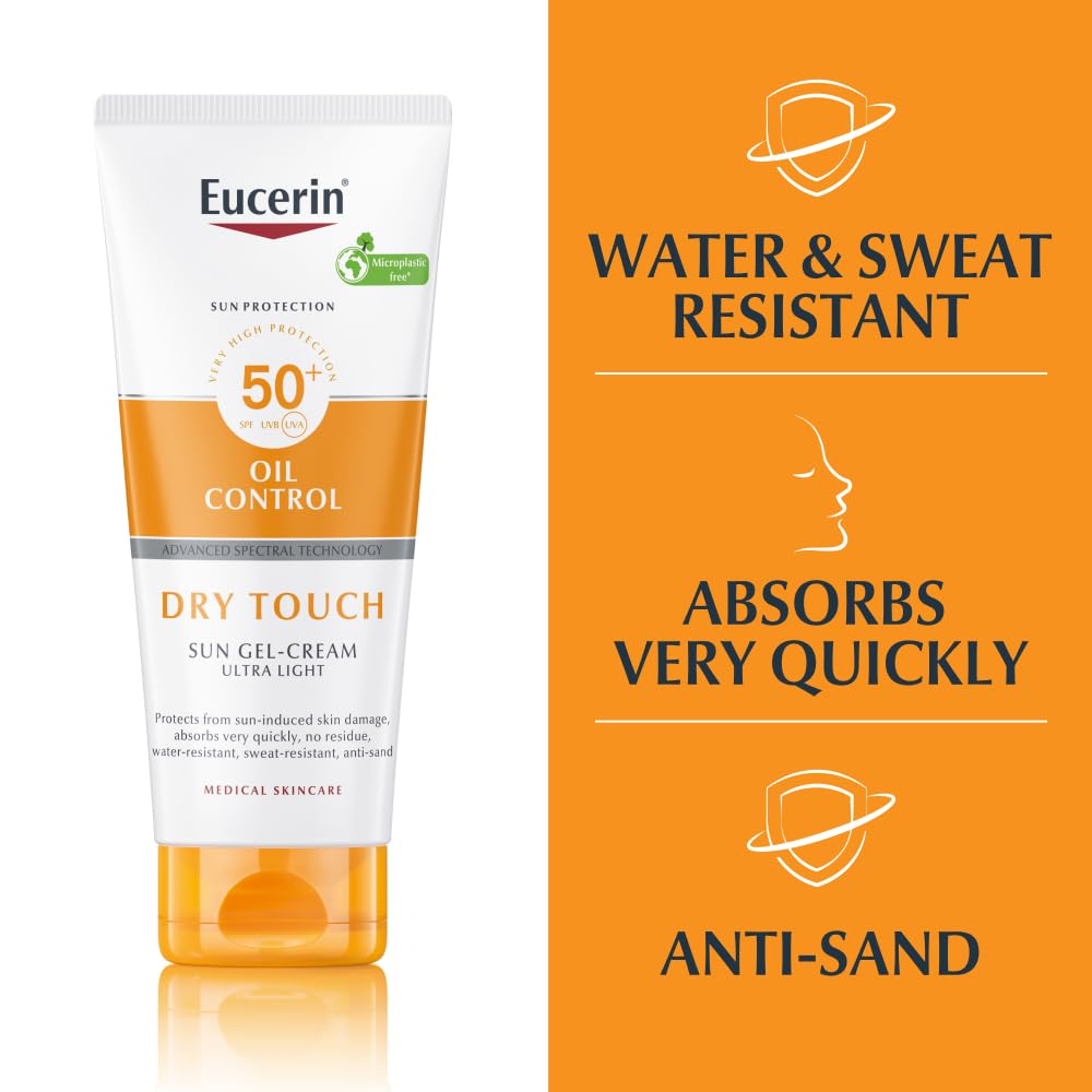 Eucerin Sensitive Protect Dry Touch Sun Gel Cream Ultra Light LSF 50, 200 ml
