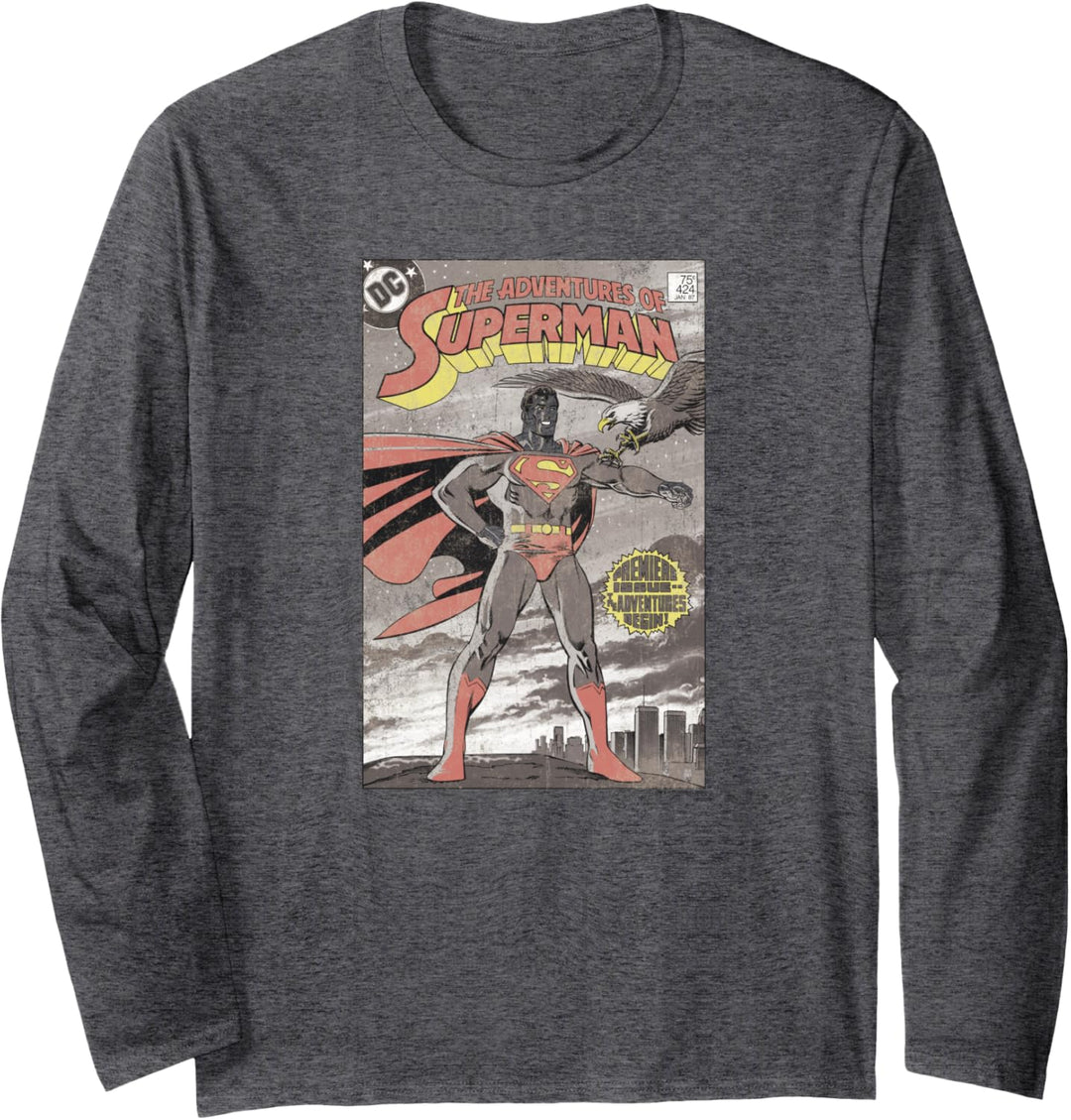 Superman Taos Cover Langarmshirt
