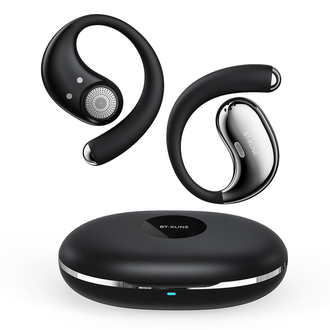 Micool Open-Ear Kopfhörer Bluetooth 6.0, Clip-On Ohrhörer Kabellos mit 36H Spielzeit, Geräuschreduzi