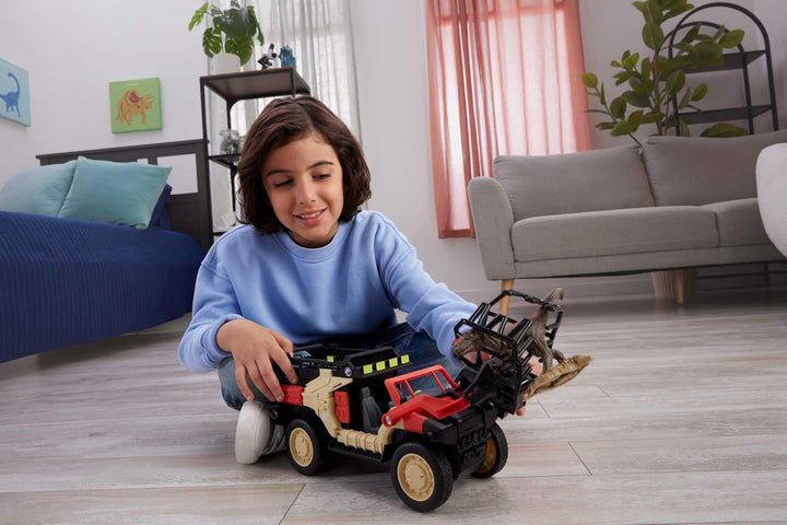 Mattel Jurassic World: Die Wiedergeburt Matchbox RC Spielzeug-Truck, ferngesteuertes batteriebetrieb