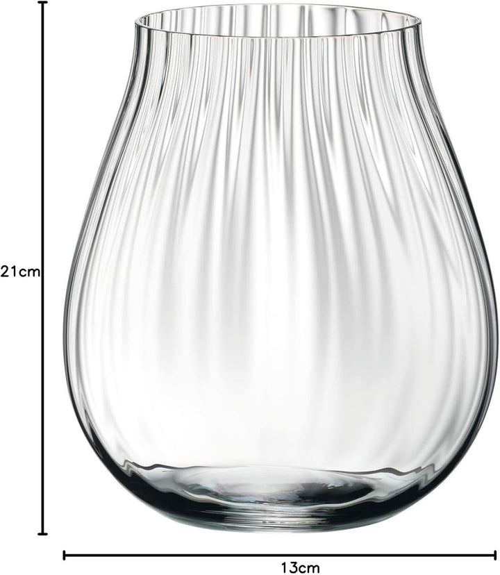 Riedel O 5515/67 Gin Tonic Optical Gläser Set 4 Stück + Gratis 4er Set EKM Living Edelstahl Strohhal