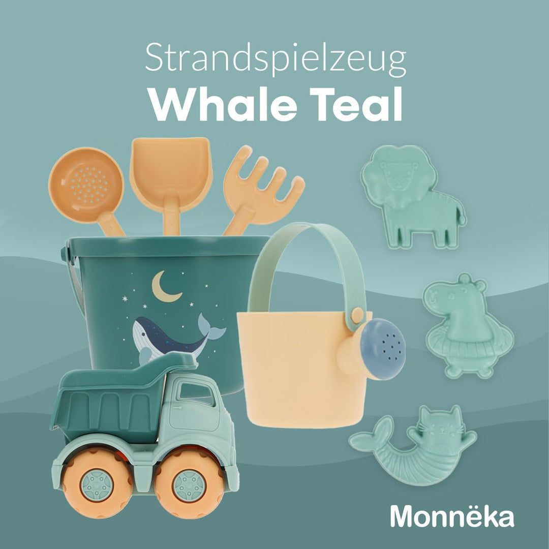 Strandspielzeug Set | Nachhaltiges Sandspielzeug | Enthält Verschiedene Teile | Leicht und tragbar f
