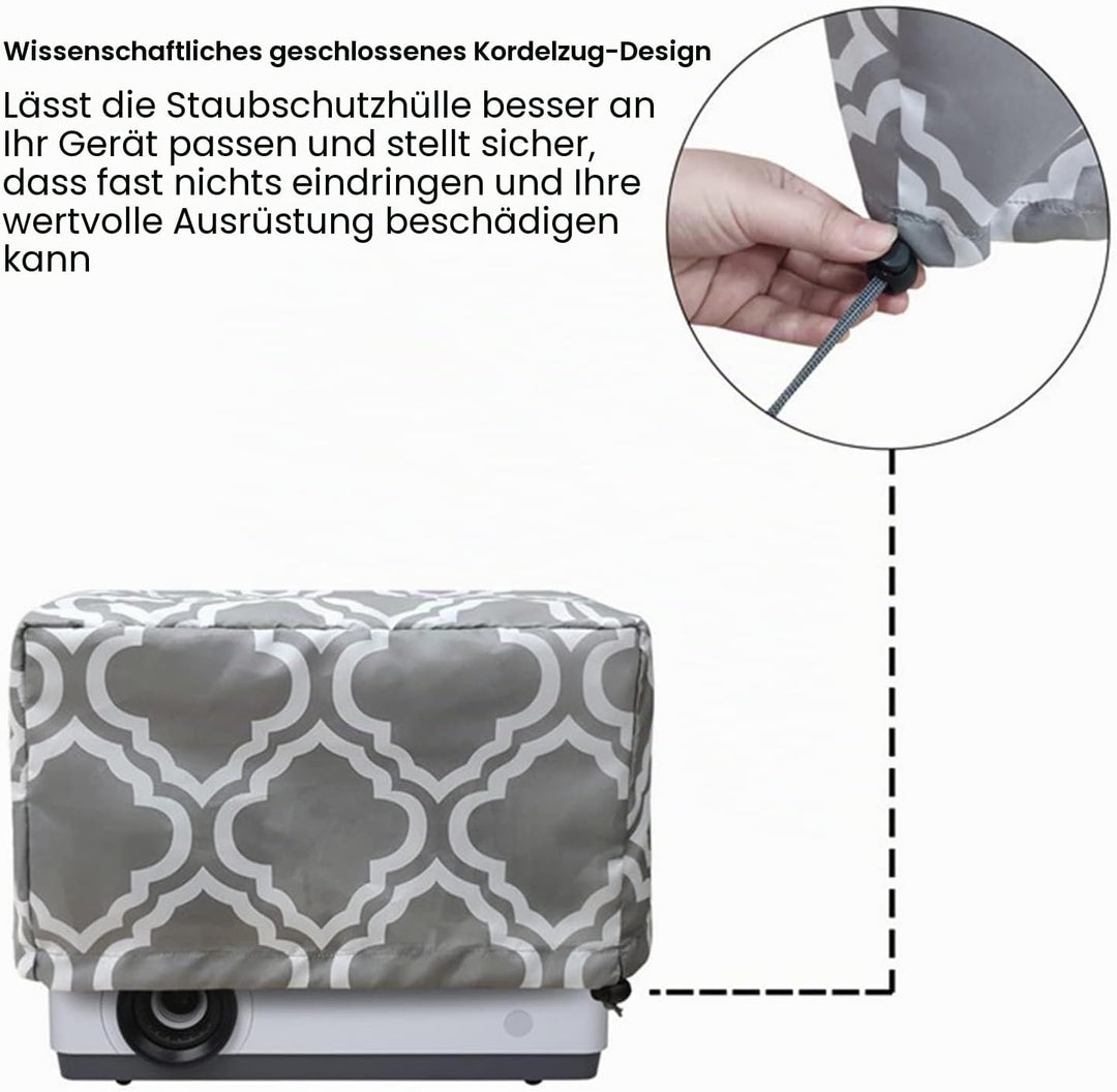 Jeffergarden Staubdichte Projektorabdeckung, wasserdichte staubdichte Projektor-Schutzabdeckung für