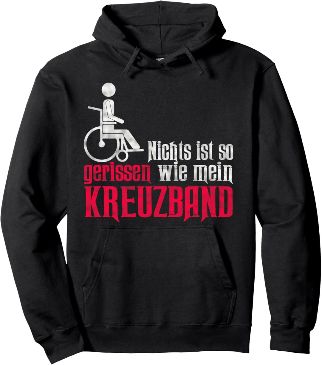 Lustiges Sportverletzung Kreuzbandriss Fussball Geschenk Pullover Hoodie