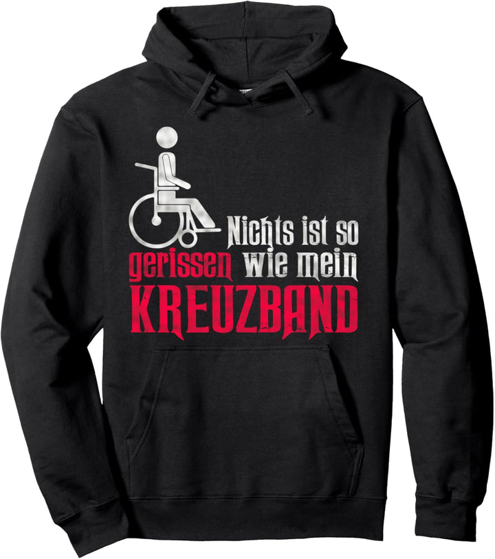 Lustiges Sportverletzung Kreuzbandriss Fussball Geschenk Pullover Hoodie