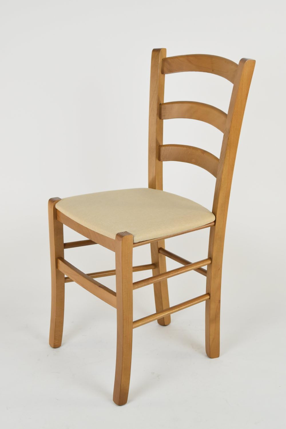 t m c s Tommychairs - Stuhl Venice für Küche und Esszimmer, robuste Struktur aus lackiertem Buchenho