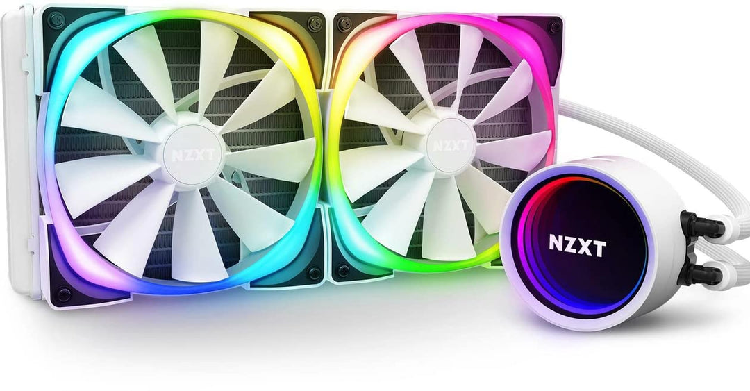 NZXT Kraken X63 RGB 280mm - RL-KRX63-RW - AIO RGB CPU Liquid Cooler - Rotating Infinity Mirror Desig