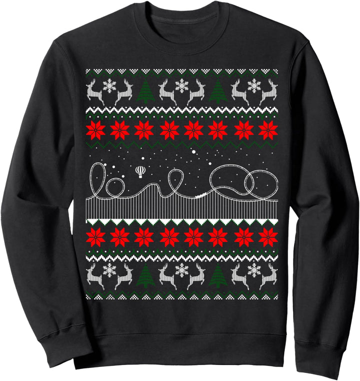 Roller-Untersetzer Szene Ugly Christmas Sweater Sweatshirt