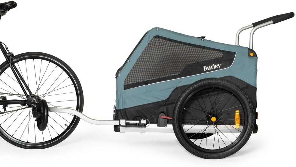 Burley Bark Ranger XL Fahrradanhänger Schwarz/Blau Einheitsgrösse