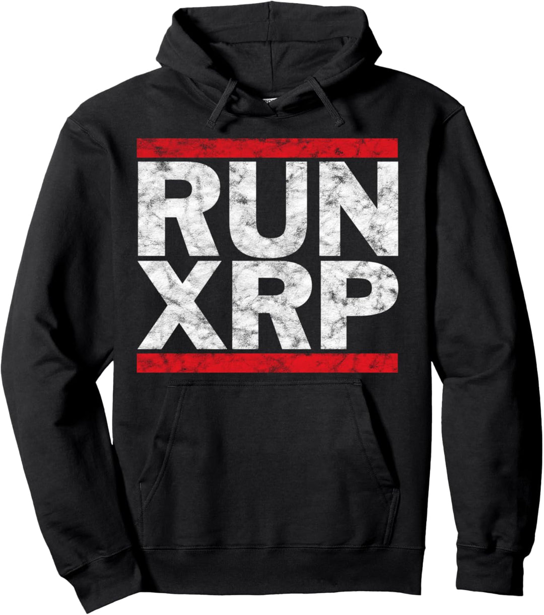 RUN XRP Crypto Ripple XRP zum Mond Pullover Hoodie