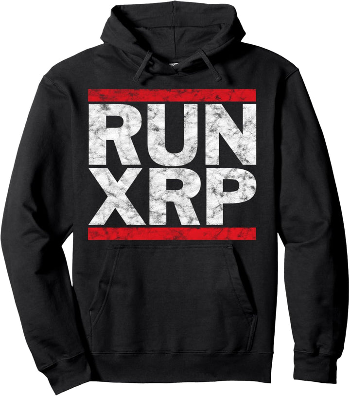 RUN XRP Crypto Ripple XRP zum Mond Pullover Hoodie