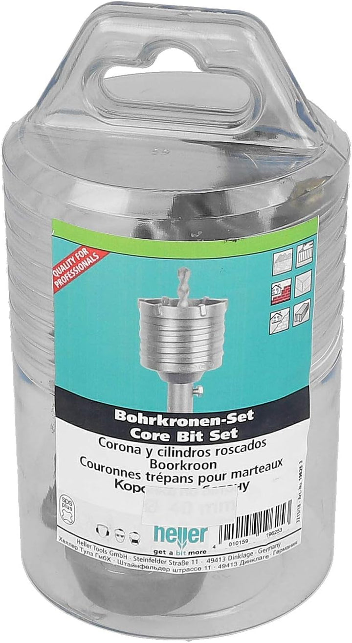 SDS+ BOHRKRONEN, DOSENSENKER SÄTZE 3-tlg: 80 mm Ø 80 x 50 mm SDS-plus, Ø 80 x 50 mm SDS-plus