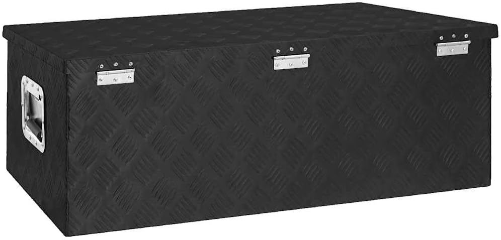vidaXL Aufbewahrungsbox Aluminiumkoffer Aluminiumbox Lagerbox Lagerkiste Transportkoffer Transportki