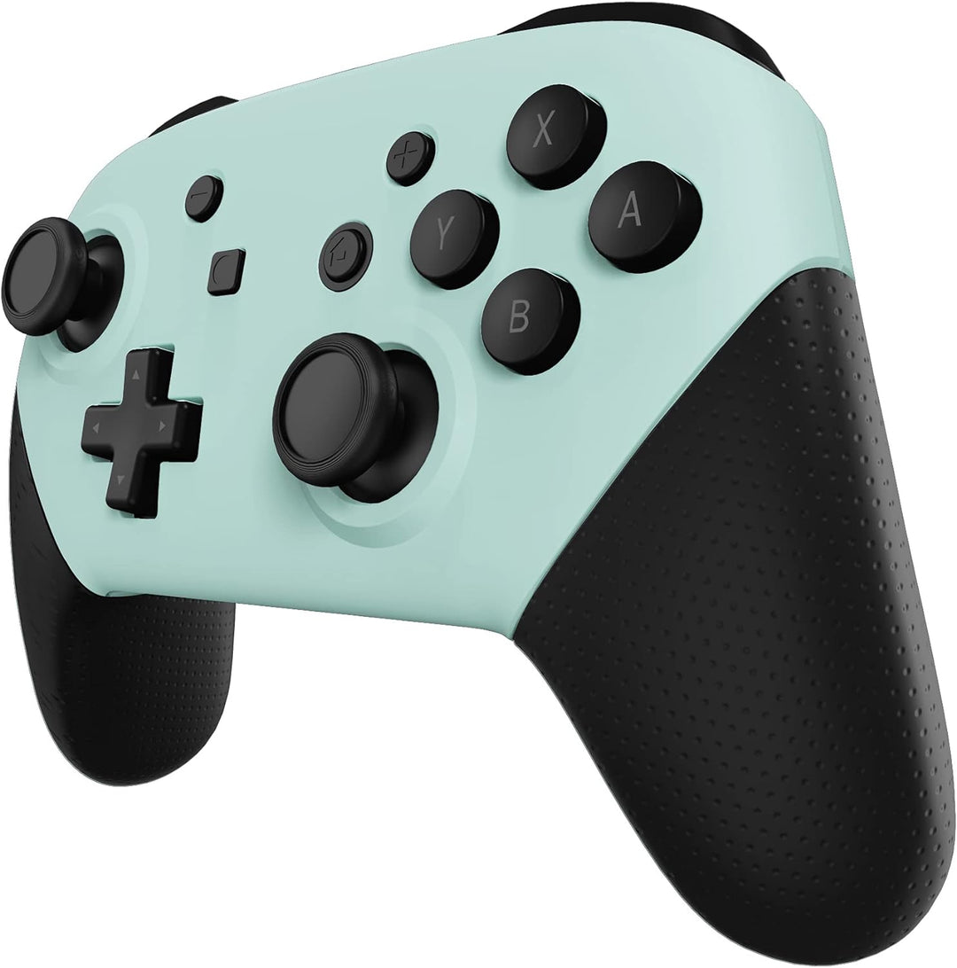 eXtremeRate Ersatz Grips Case Cover kompatibel mit Nintendo Switch Pro Controller, Custom Matt Front