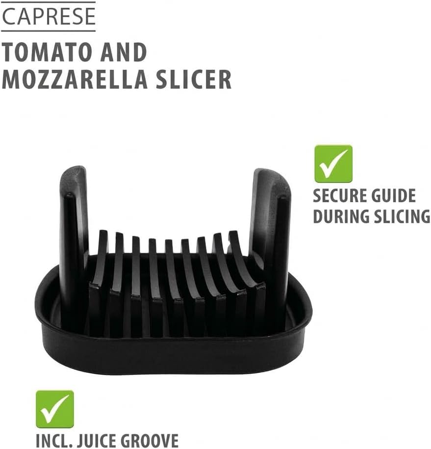 GEFU Tomaten- und Mozzarellaschneider CAPRESE - Scheibenschneider für Tomaten und Mozzarella - mit g