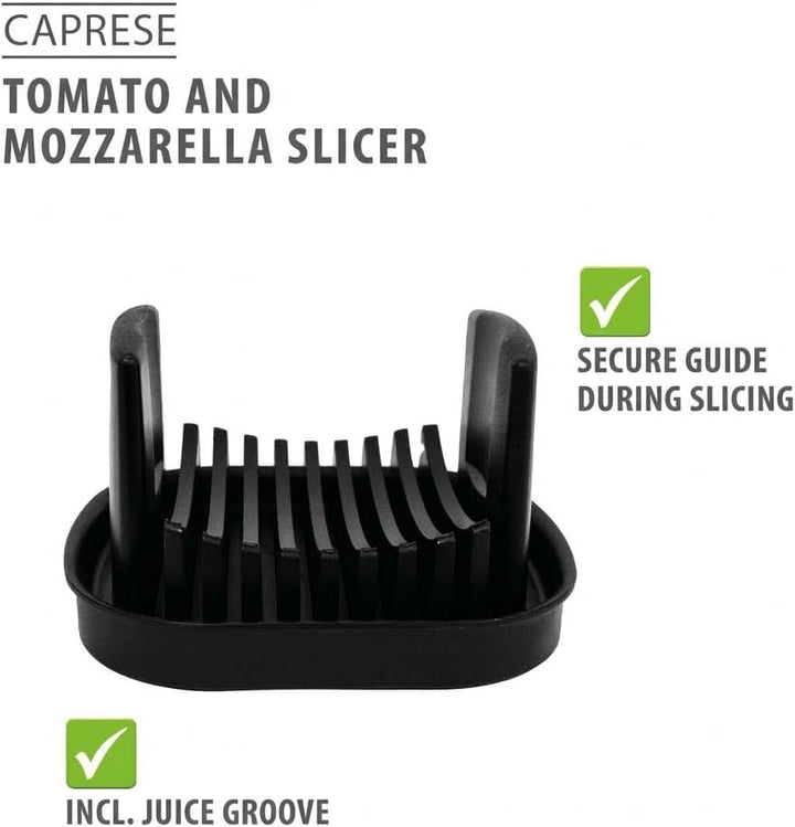 GEFU Tomaten- und Mozzarellaschneider CAPRESE - Scheibenschneider für Tomaten und Mozzarella - mit g