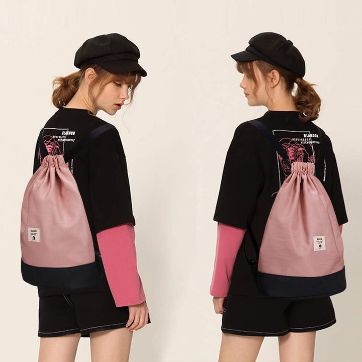 KALIDI Beutel Rucksack Kordelzug Turnbeutel Daypack Gymsack Gym Bag Beutel Sportbeutel Rucksack für