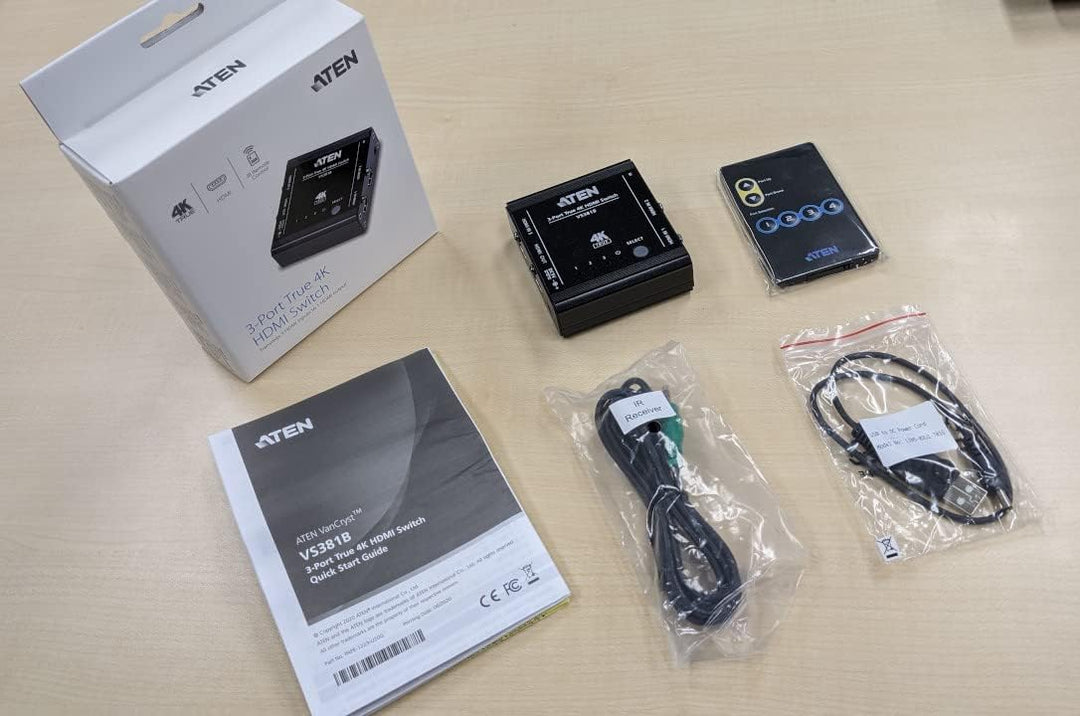 ATEN VS381B HDMI Switch mit 3 Ports True 4K