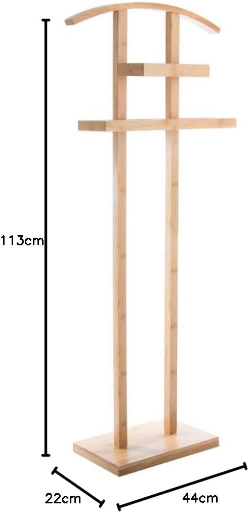 5FIVE Mehrzweckdiener aus Bambus – praktisch und raffiniert – Farbe Holz cm Beige, cm Beige