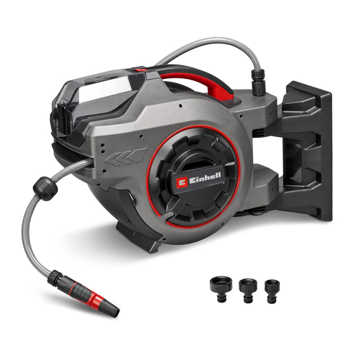 Einhell Akku-Schlauchtrommel GE-HR 18/30-1 Li-Solo Power X-Change (18 V, automatische Schlauchaufwic